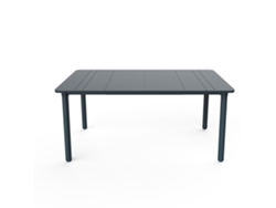 Mesa Rectangular Exterior 160x90 Gris Oscuro Noa Garbar