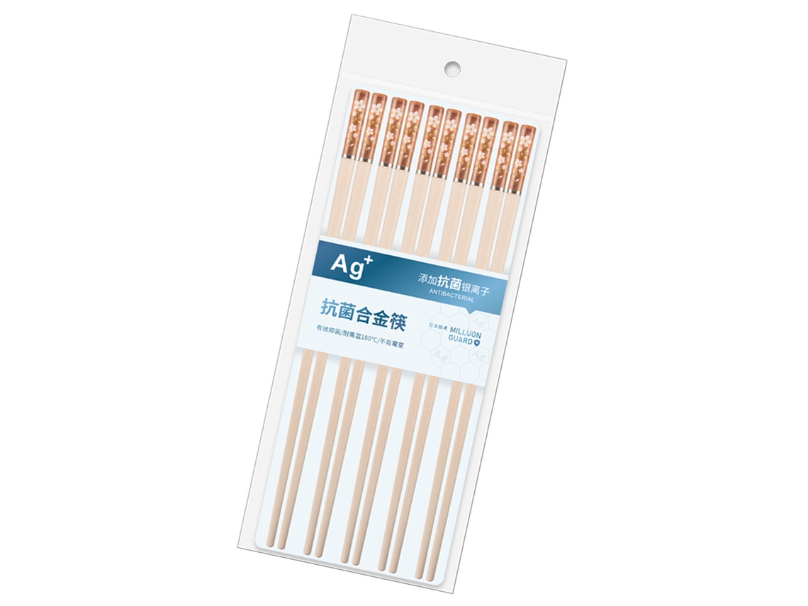 5 Pares De Palillos Antideslizantes De Pet Y Fibra De Vidrio, Estilo Japonés, Para Uso Doméstico.