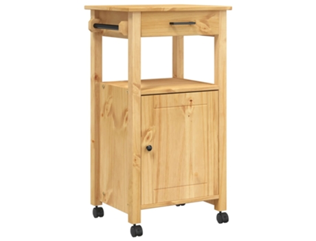 Carrito De Cocina VIDAXL Marrón Madera (48x40x90 cm)