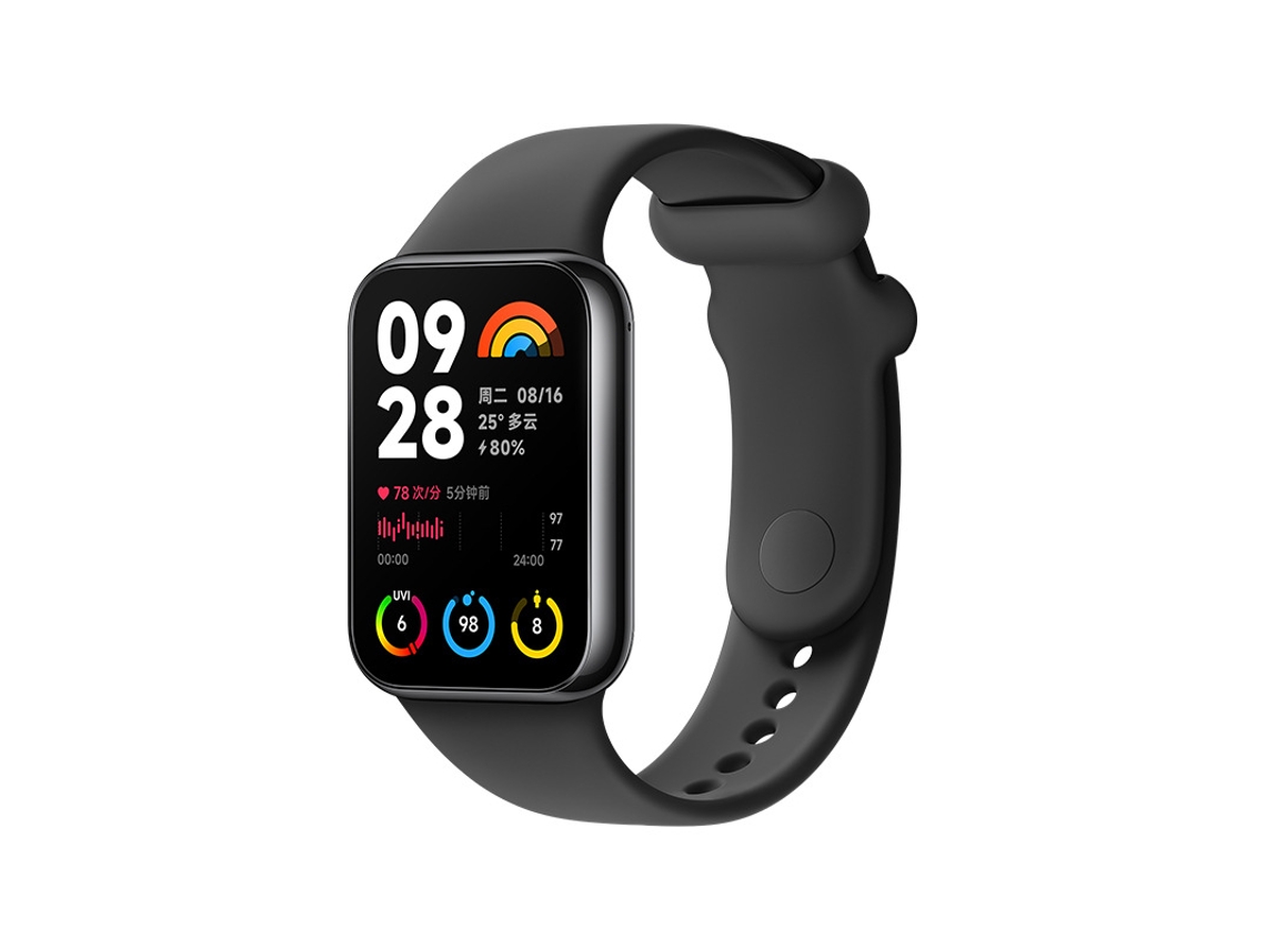 Correa de silicona de repuesto para reloj Xiaomi Mi Band 8 Pro / Xiaomi Mi Band 9 Pro, color negro