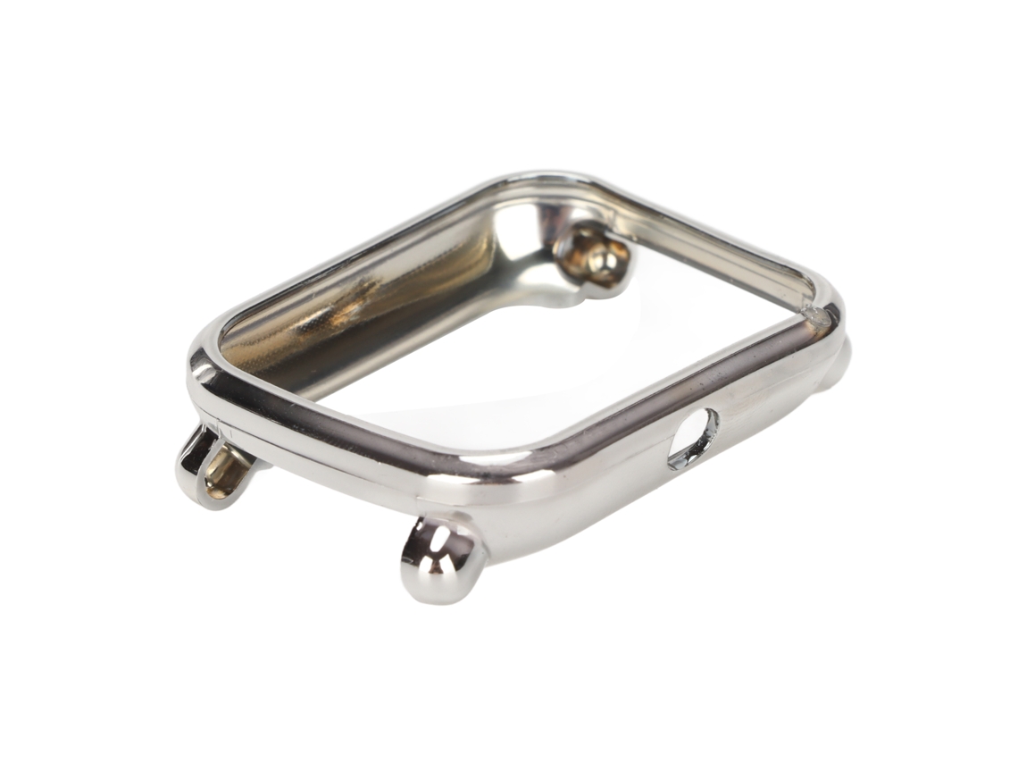 Caja Protectora (protección De Borde Completo, Antichoque) Para Amazfit Pop/bip U Silver