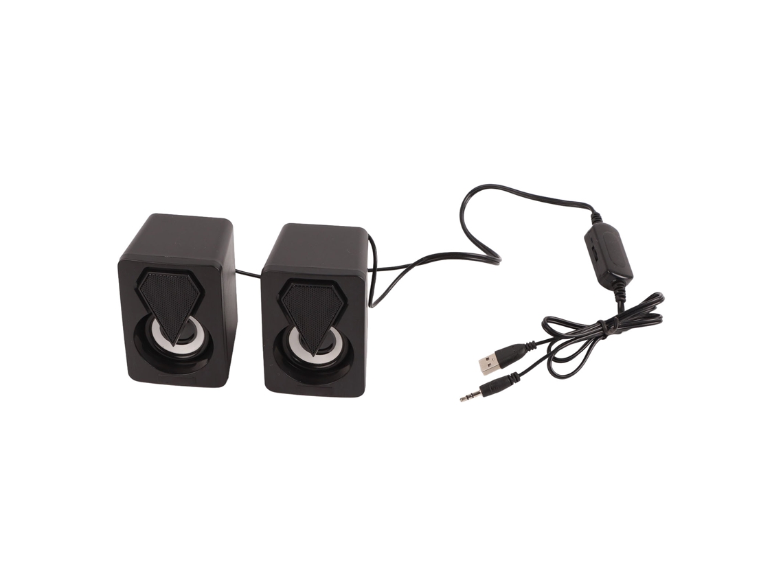 Altavoces De Computadora Con Luz Rgb Sonido Estéreo Bajo Potente Usb Escritorio Gaming