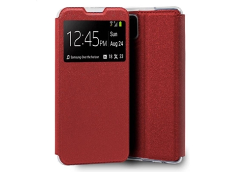 Funda Samsung Galaxy A12 COOL Flip Cover Rojo