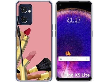 Carcasa Oppo Find X5 Lite 5G TUMUNDOSMARTPHONE Dibujos Brochas Multicolor