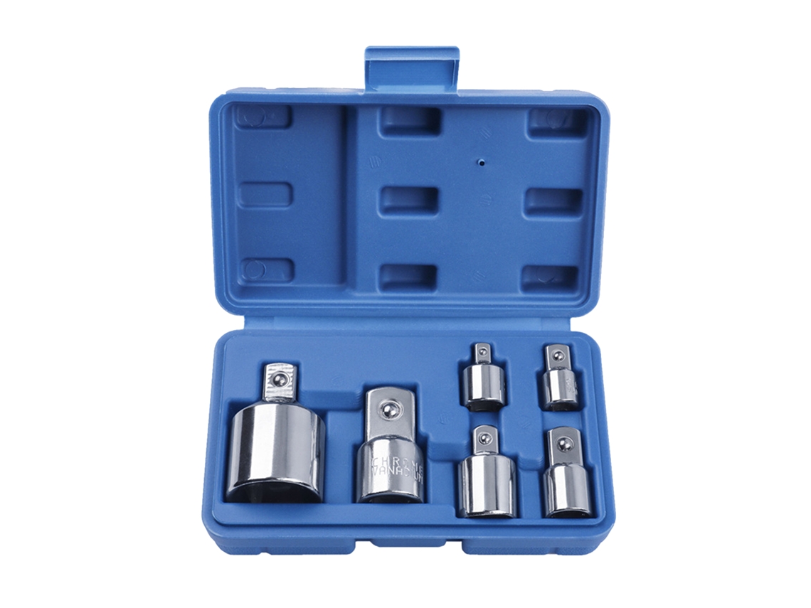 Conjunto De Adaptadores De Soco Impacto Com 6 Peças Universal Junta Rotativa Aço Quadrado