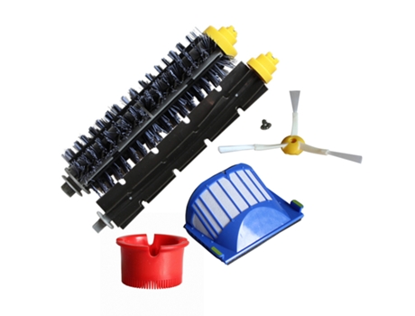 Cepillo de rodillo de filtro para Irobot Roomba serie 600 614 675 650 670 640 650 677 620 reemplazo de limpieza del hogar para limpieza del hogar