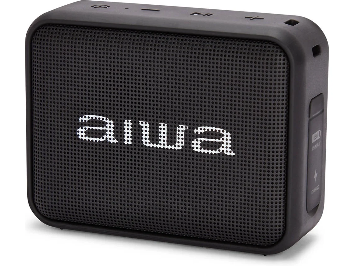 Altavoz Bluetooth AIWA Bs-200Bk (6 W - Hasta 12 horas)