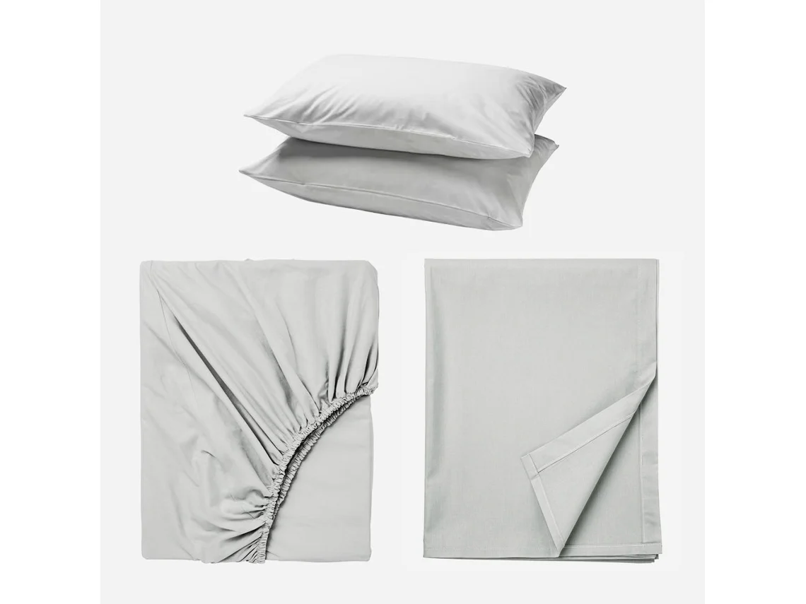 Juego De Cama Completo (cama De 180 Cm) - Gris