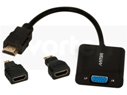 Adaptador MITSAI (HDMI - VGA - Negro)