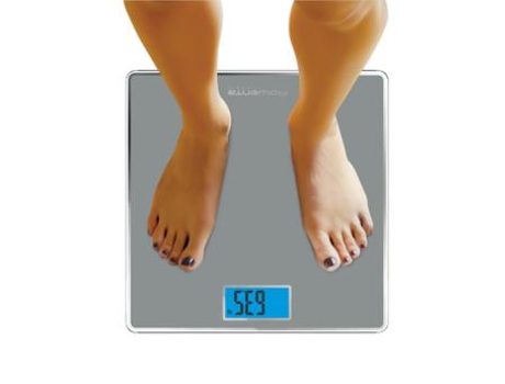 Báscula de Baño Electrónica Personal ROWENTA Bs1500V0 Cuadrada Gris