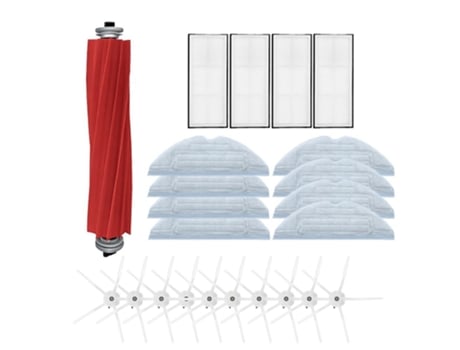 Para xiaomi roborock g10/t7splus filtro hepa panos de limpeza escova lateral