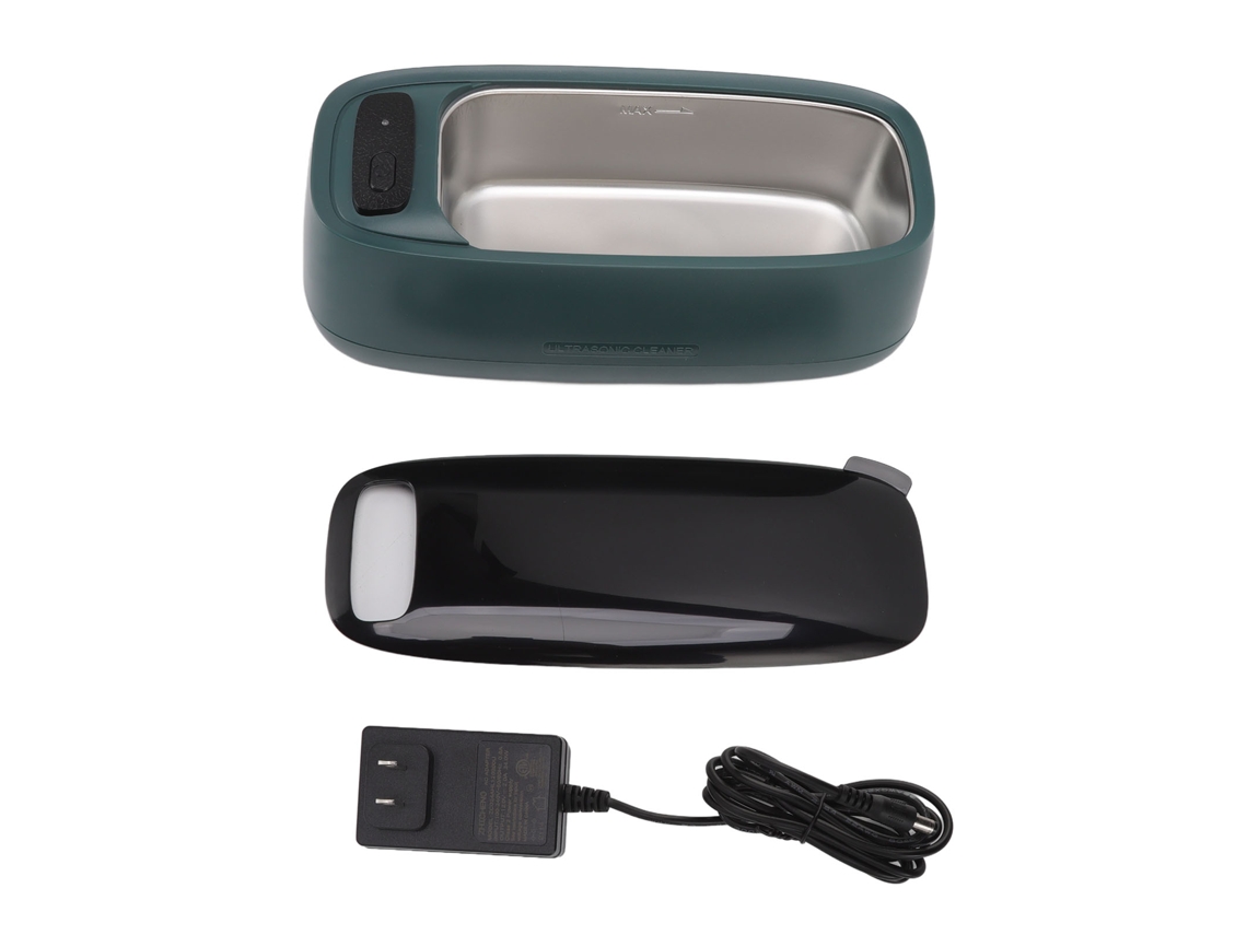 Limpador De Ultrassom Portátil Pequeno 400ml Para Joias Óculos Relógio 100‑240v Plug Us