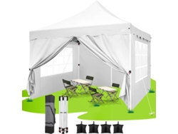 Carpa emergente, refugio portátil para exteriores, diseño impermeable, OEM blanco.