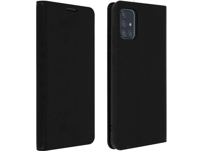 Funda Samsung Galaxy A51 AVIZAR Piel Negro