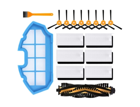 Piezas de repuesto para Robot aspirador Yeedi K600, K700, cepillos y filtros de limpieza principales laterales, 17 Uds.