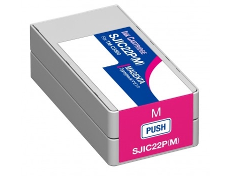 Cartucho de Tinta Compatible EPSON Sjic22P Magenta Tinta Pigmentada (C33S020603 - Sjic22Pm)
