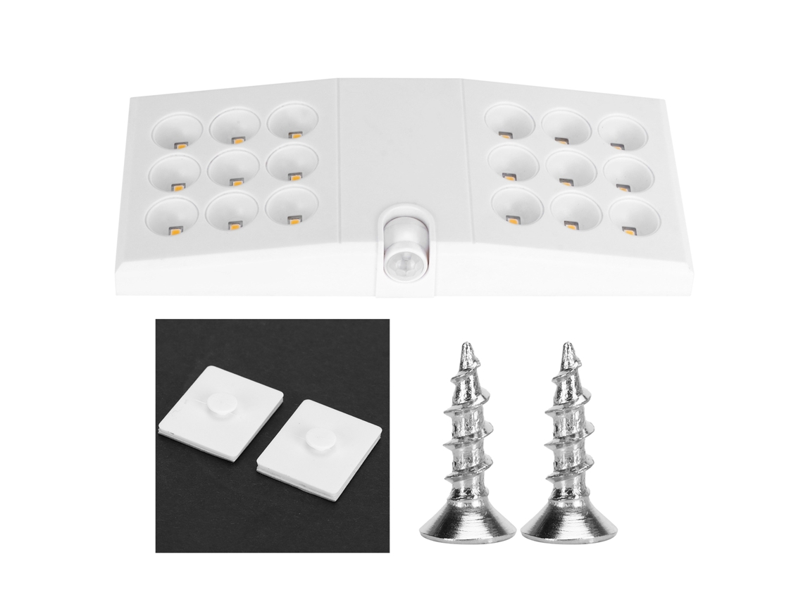 2026-luz Led Con Sensor De Movimiento Usb Pir Para Armario Gabinete Luz Nocturna Blanca Cálida