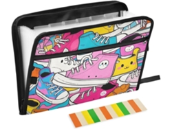 Besportble Organizador De Cremallera Para El Trabajo Y Terciopelo Coral + Poliéster. Esta Bolsa Expandible ...
