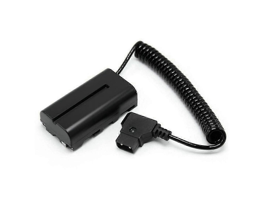 Cable de batería ficticio Serie L F550 en espiral D-Tap para monitor de cámara Sony Feelworld/Atomos Shinobi/SmallHD/AndyCine