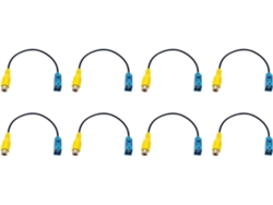 8x Conexión De Vídeo Inversora Fakra Para Cámara Av - En Cable De Estacionamiento Adaptador - A