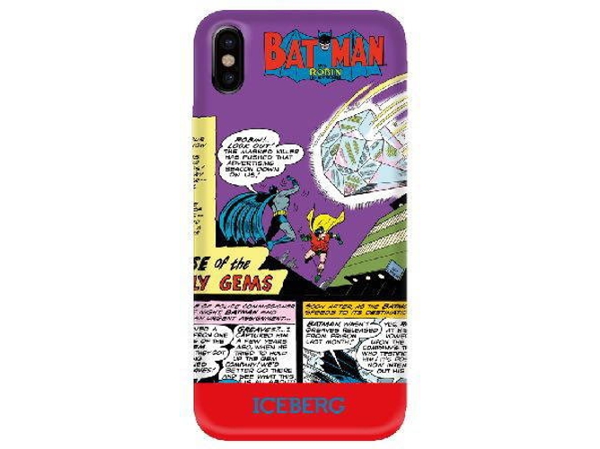 Funda iPhone X, XS ICEBERG Batman Morado