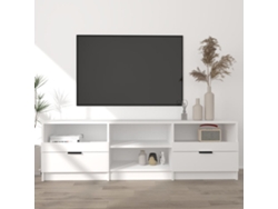 Mueble de TV 150x33,5x45 cm, derivados de madera, blanco, DKD HOME DECOR