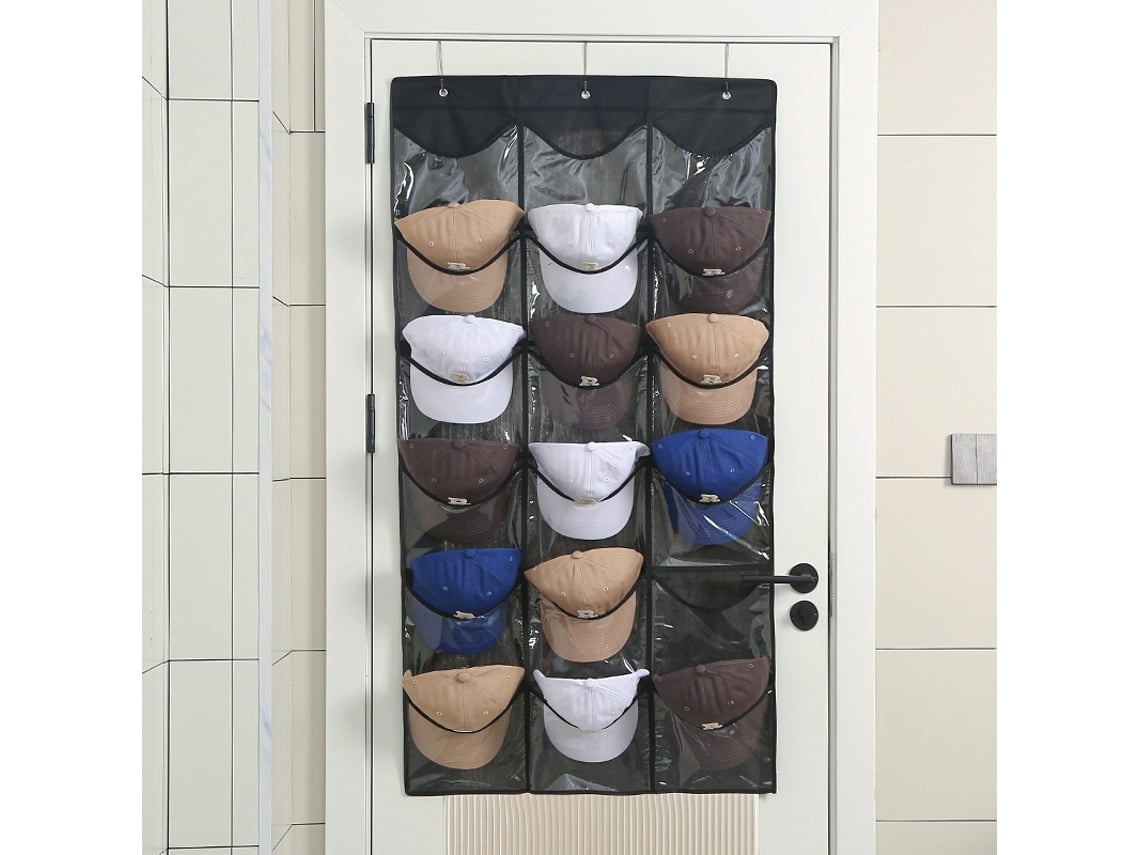 Organizador de gorras de béisbol de 6 niveles para guardar sombreros