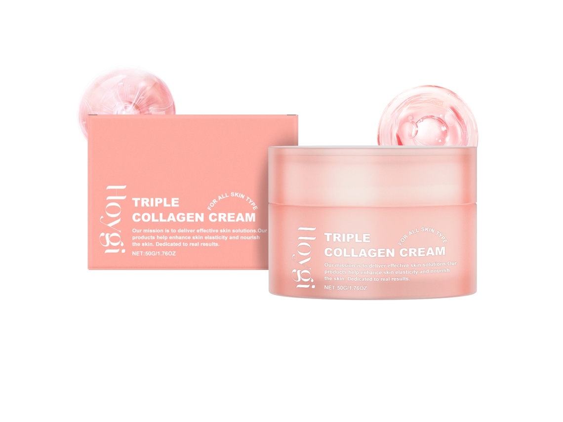 Crema reafirmante antiedad con colágeno