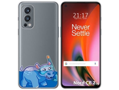 Carcasa OnePlus Nord 2 5G TUMUNDOSMARTPHONE Dibujos Transparente Multicolor