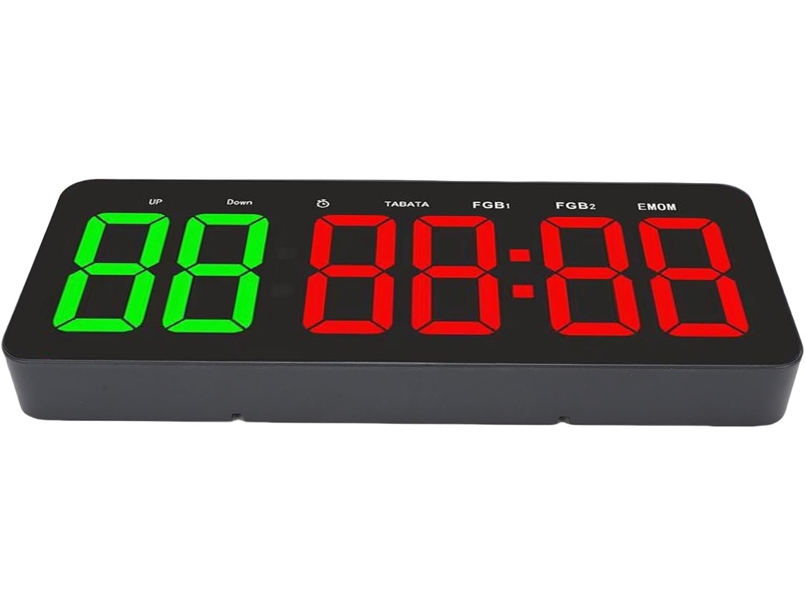 Temporizador De Gimnasio De 12,4 Pulgadas Con Control Remoto, Gran Pantalla Led De Intervalos Para Entrenamiento Hiit.