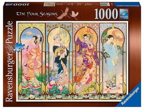 Puzzle RAVENSBURGUER Las Cuatro Estaciones (Edad Mínima: ‍14 Años - 1000 Piezas)