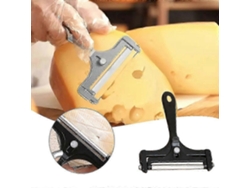 Cortador de queso de acero inoxidable con grosor ajustable para quesos blandos y semiduros. Rosewell