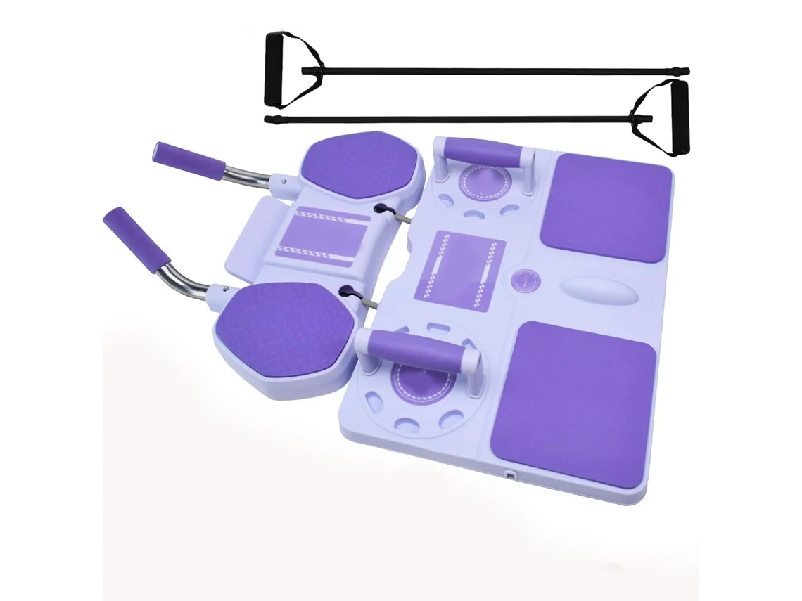 Tabla de Pilates, equipo multifuncional 5 en 1 para Pilates, ideal para ejercicios en casa y entrenamiento abdominal. Mdug