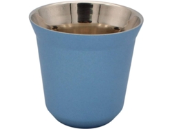 Taza De Café De Acero Inoxidable 304 Con Doble Aislamiento Para Espresso - Azul