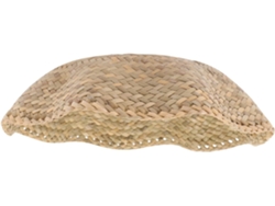 Lámpara Colgante De Paja Tejida De Estilo Rústico, Estructura Estable Y Luz Suave, Ideal Para Oficina Y Dormitorio.