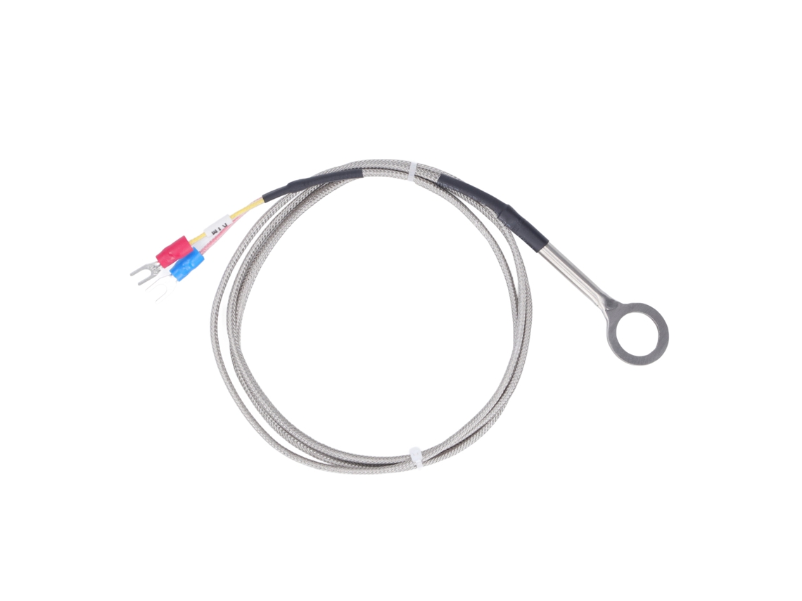 Sonda Termopar Tipo K De 14 Mm, Acero Inoxidable 304, -40 A 1000 ℃, 1 M, Para Las Industrias Del Plástico Y Alimentaria.