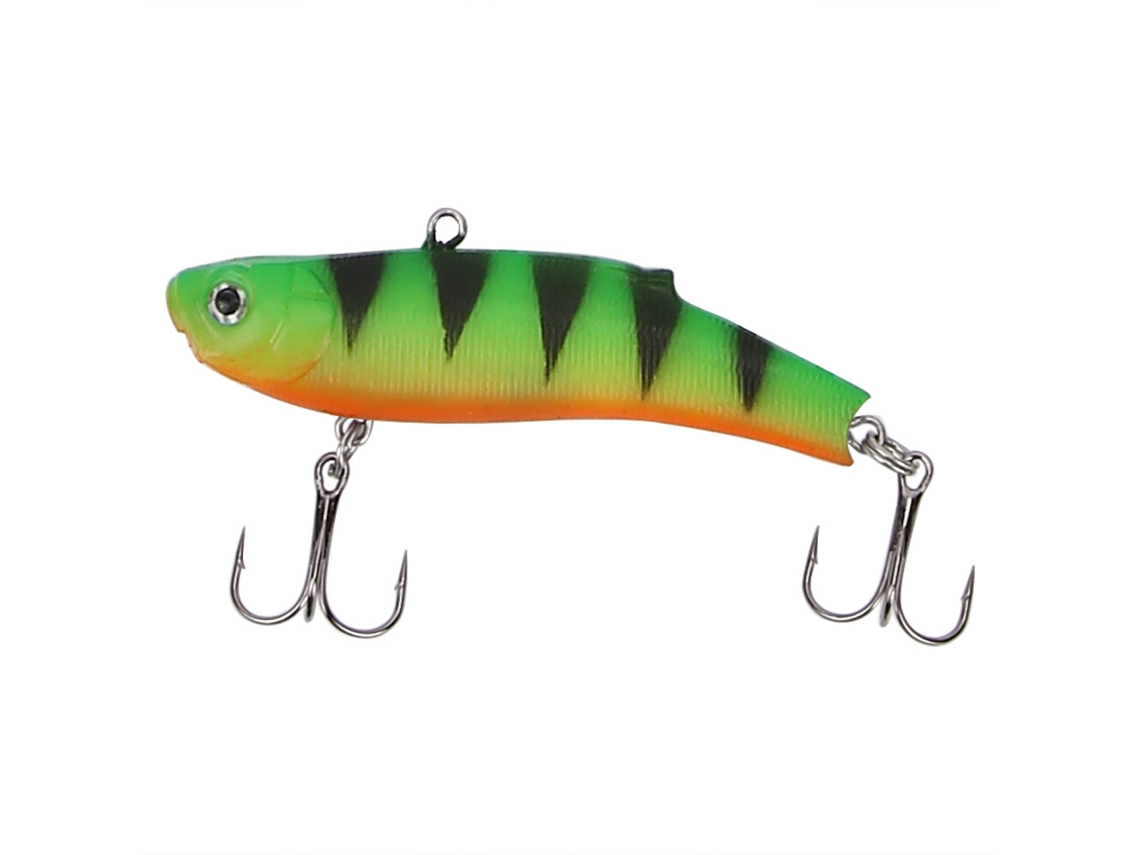 Danu26-heng Jia Señuelo Artificial Minnow De Goma Suave 7cm Con Anzuelos Para Pesca