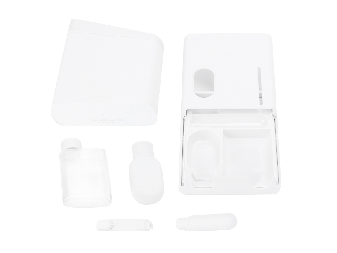 Kit De Viaje Para El Cuidado De La Barba Y El Cabello Con Organizador De Higiene Portátil