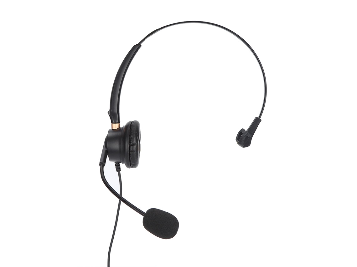 Fone De Ouvido Mono Para Telefone Com Microfone Jack 3.5mm Para Smartphone Tablet Empresarial H600‑3.5