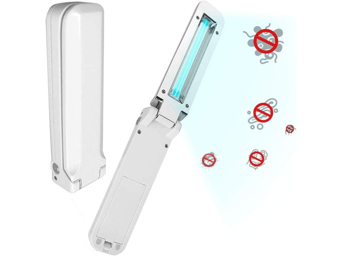 Desinfectante De Luz Ultravioleta Para Viajes Y Negocios, Varita Ultravioleta De Mano Con Diseño Plegable, Dispositivo De Desinfección Portátil Que El