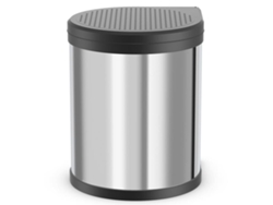 Cubo de basura HAILO Plateado Acero inoxidable (28.9 x 36.5)