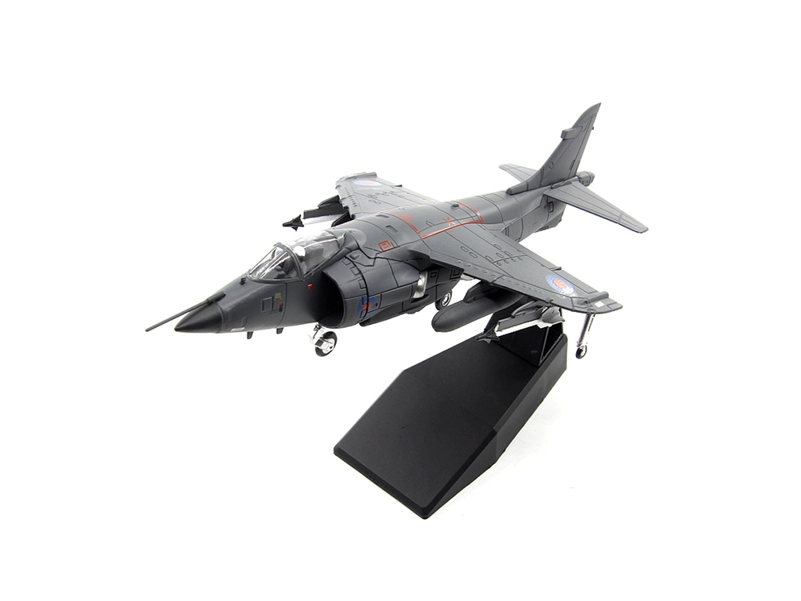 Modelo De Caza A Reacción Harrier, Escala 1:72, Figura De Metal.