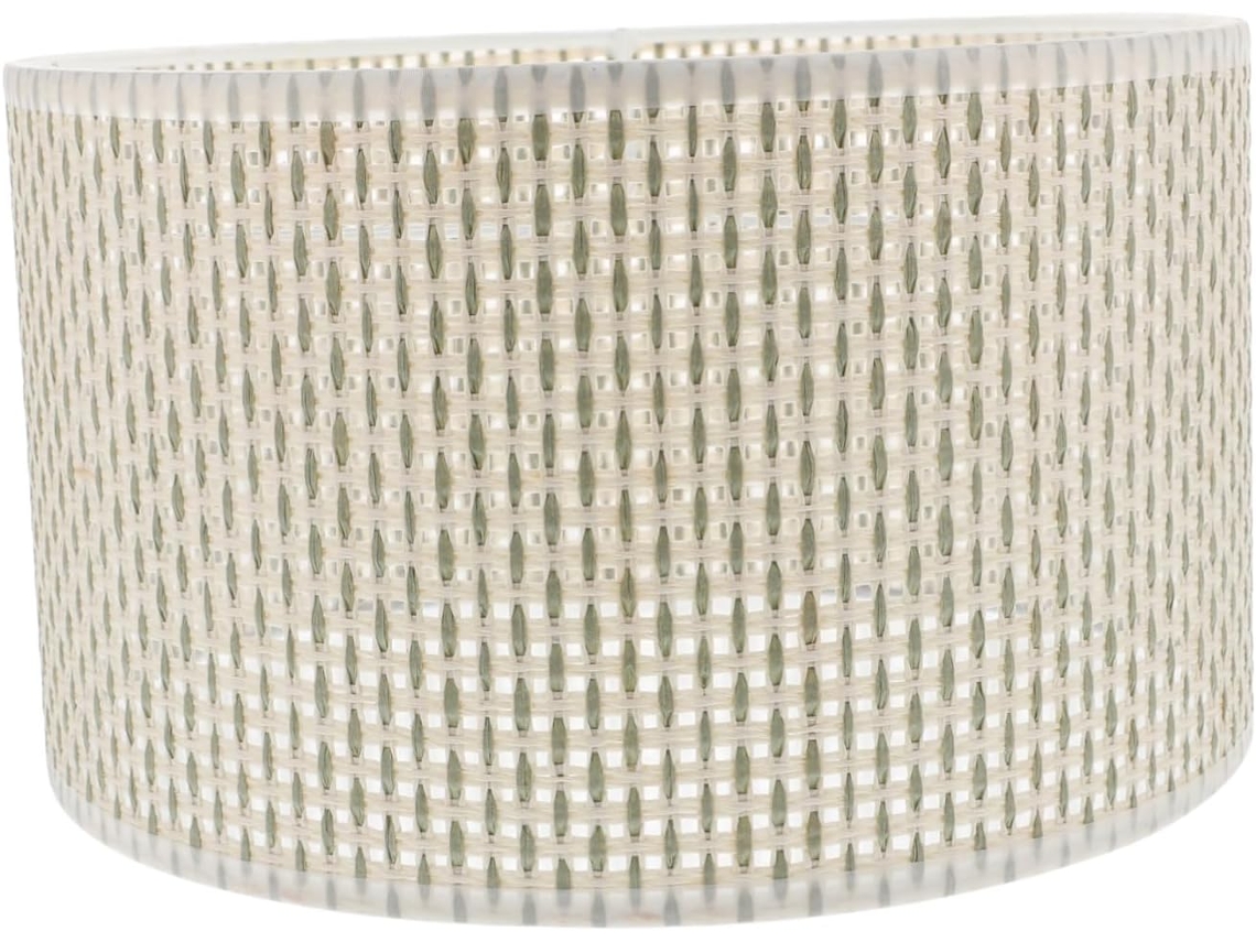 Lámpara de mesa moderna de ratán sintético trenzado color beige, casquillo E27, accesorio de iluminación 25 SFUSHOS