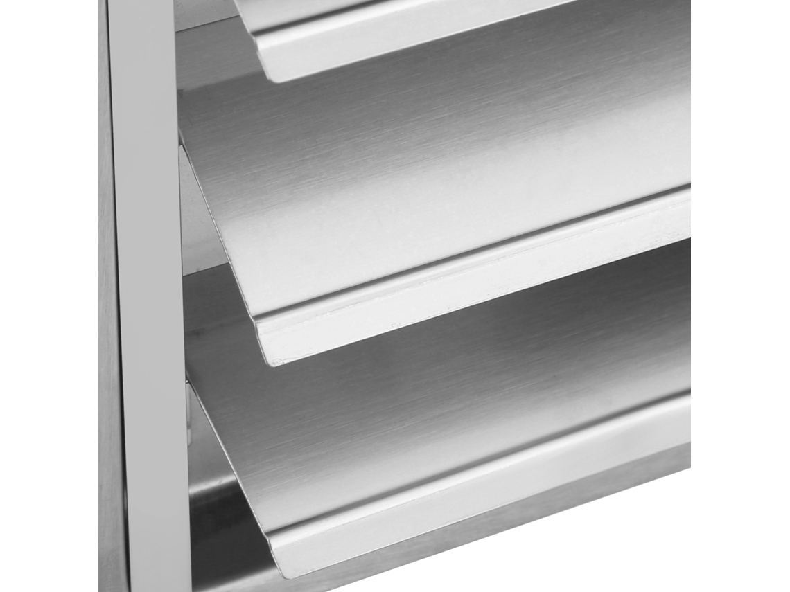 Ventilador de pared de acero inoxidable de 100 mm, extractor de secadora cuadrado.