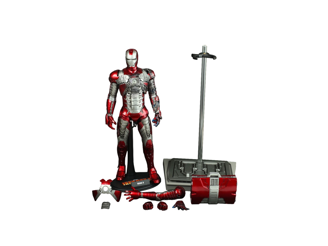 Figura Hot Toys MMS145 - Marvel Comics - Iron Man 2 - Iron Man Mark 5