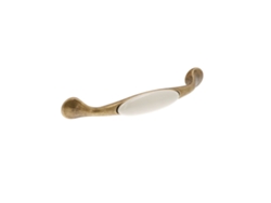 Tirador Para Mueble De Zamac Y Porcelana Distancia Entre Centros 128mm Florencia Antigua Lote De 25