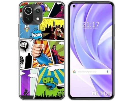 Carcasa Xiaomi Mi 11 Lite 4G / 5G / 5G NE TUMUNDOSMARTPHONE Comic Multicolor