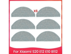 6pcs Mop Cloth Pads For S20 E12 E10 B112 Vacuum Cleaner Spare Parts Mop Cloth Replacement Parts