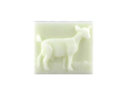 Jabón De Leche De Oveja Para Limpieza Facial Y Baño Con Proteína De Seda - Blanco