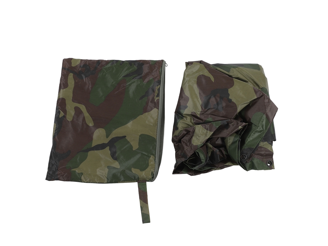 Poncho De Lluvia Militar Impermeable Con Capucha Ripstop Para Cazar Campamento Senderismo Outdoor Multifunción